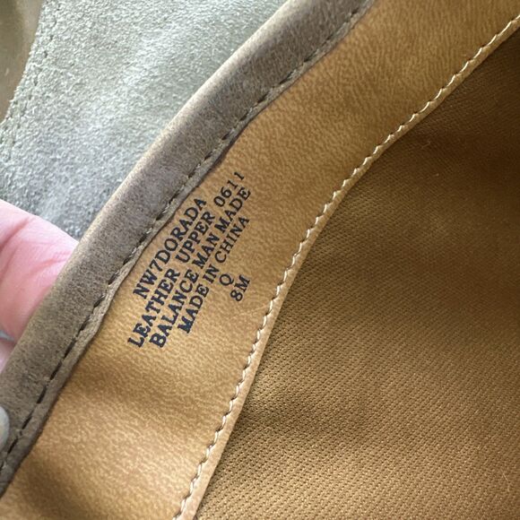 Nine West Vintage America Dorada Boots Tall Pull On Taupe Suede Leather Womens 8 - Picture 13 of 16